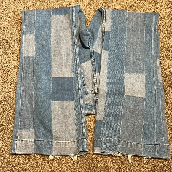 Just Tuff jeans Patches wide leg jeans - Picture 3 of 6